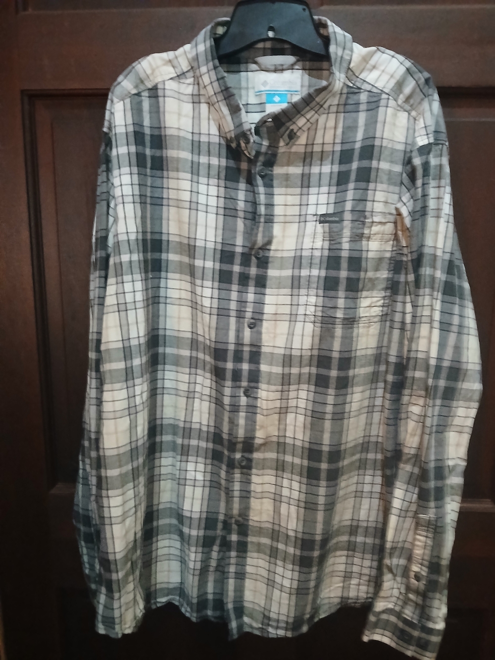 Columbia Men's Plaid Button-Down Shirt XLT Outdoorsman